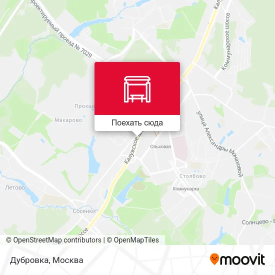 Карта Дубровка