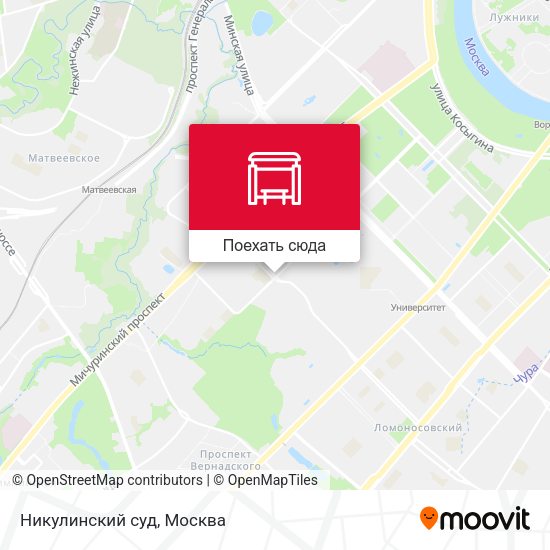 Карта Никулинский суд