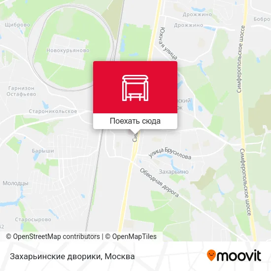Карта Захарьинские дворики