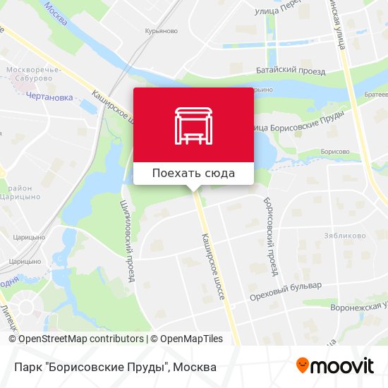 Карта Парк "Борисовские Пруды"