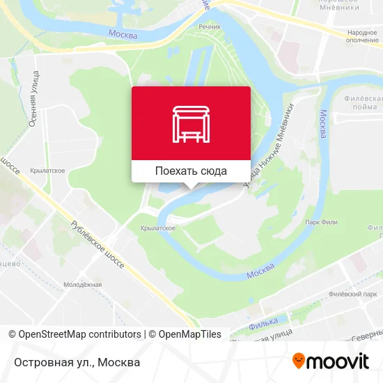 Карта Островная ул.