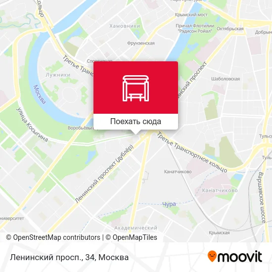 Карта Ленинский просп., 34
