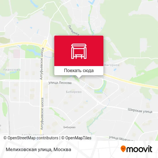 Карта Мелиховская улица