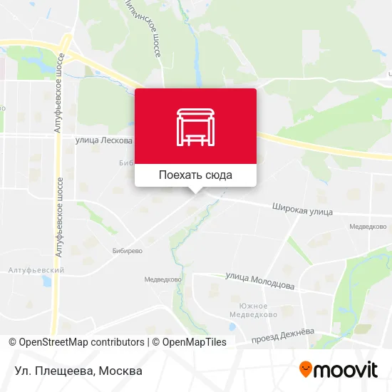 Карта Ул. Плещеева