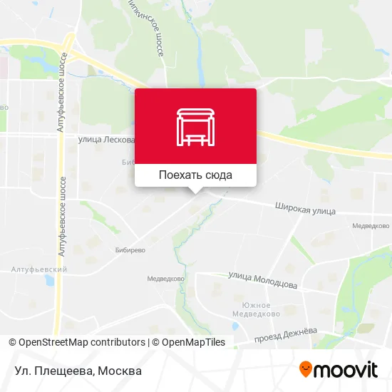 Карта Ул. Плещеева