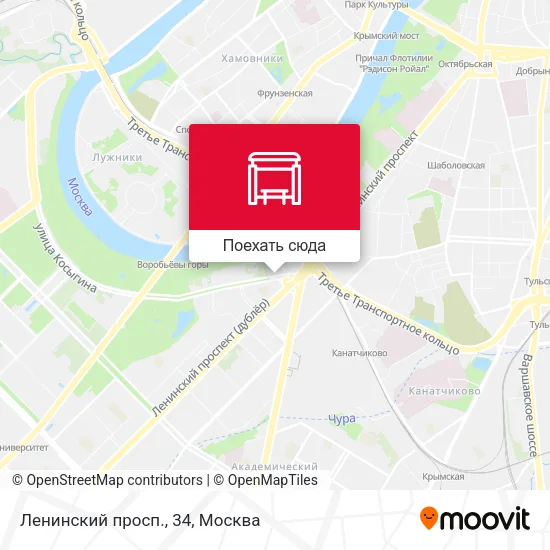 Карта Ленинский просп., 34
