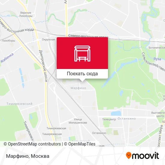 Карта Марфино