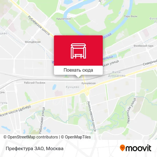 Карта Префектура ЗАО