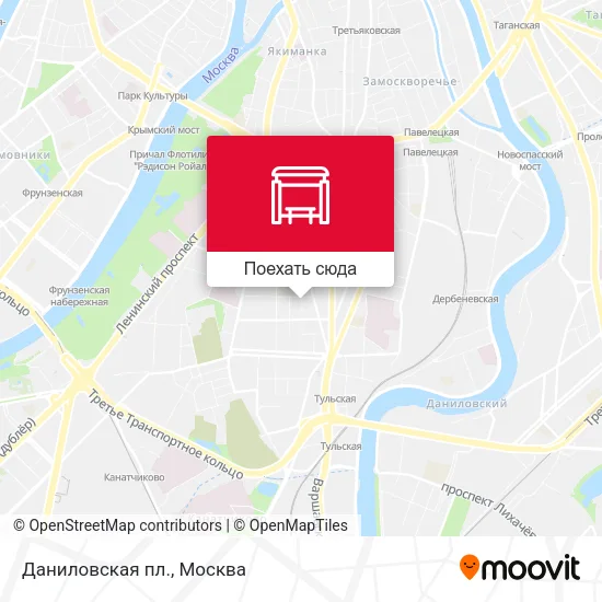Карта Даниловская пл.