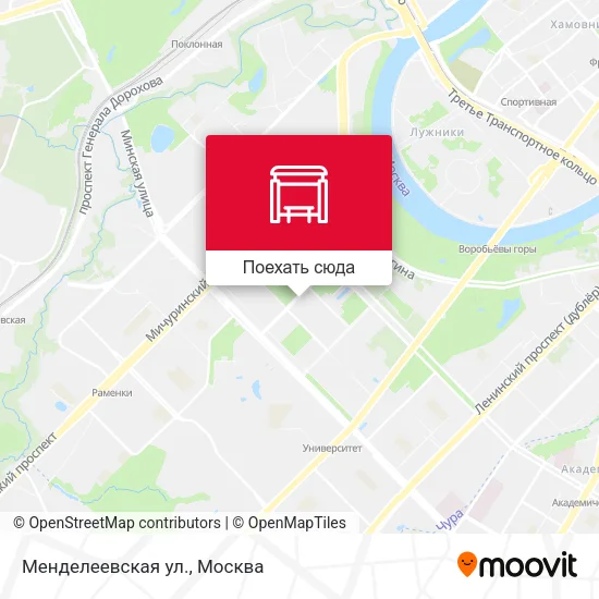 Карта Менделеевская ул.