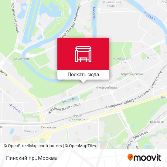 Карта Пинский пр.