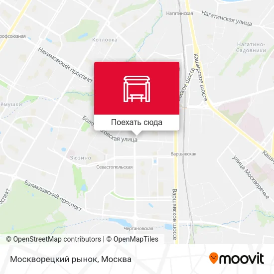 Карта Москворецкий рынок