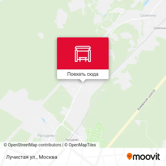 Карта Лучистая ул.