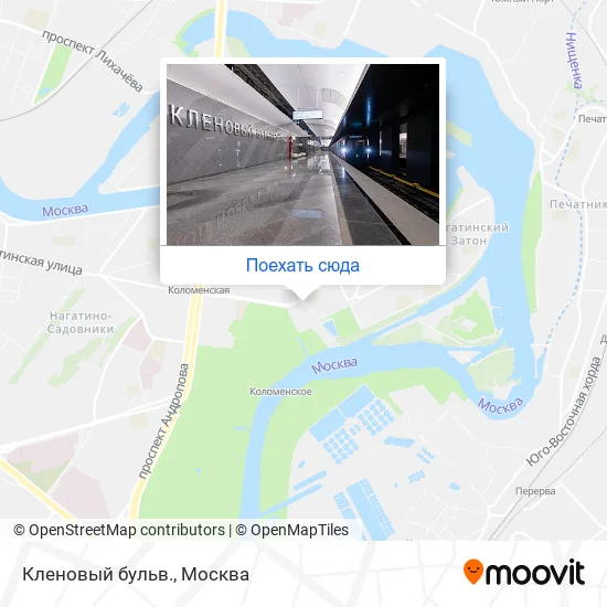 Карта Кленовый бульв.