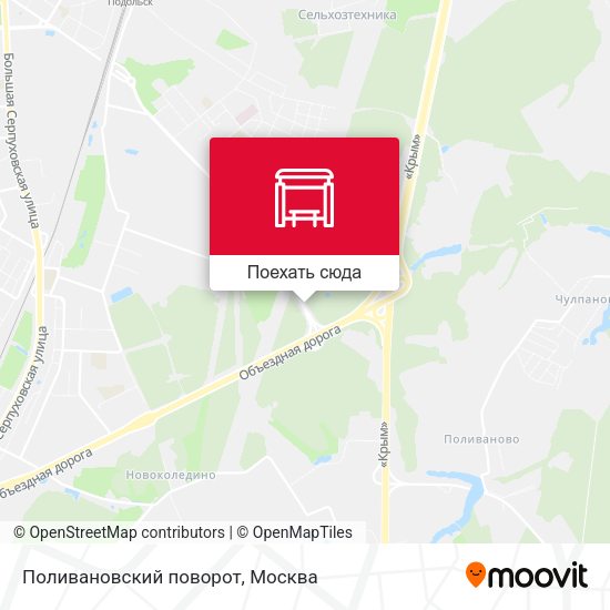 Карта Поливановский поворот