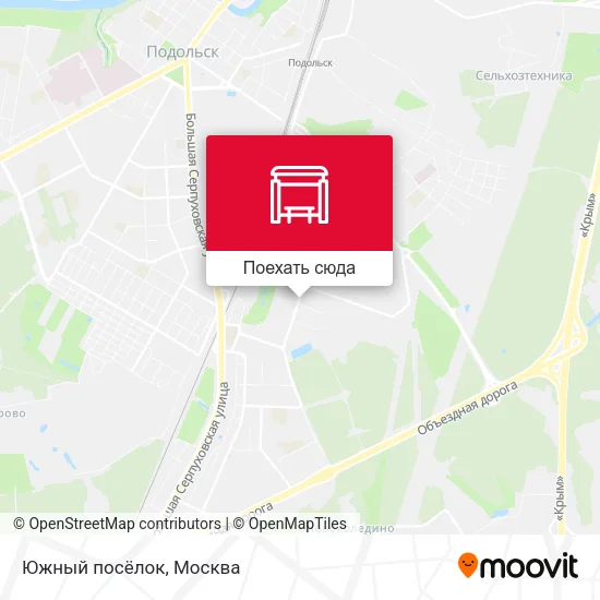 Карта Южный посёлок