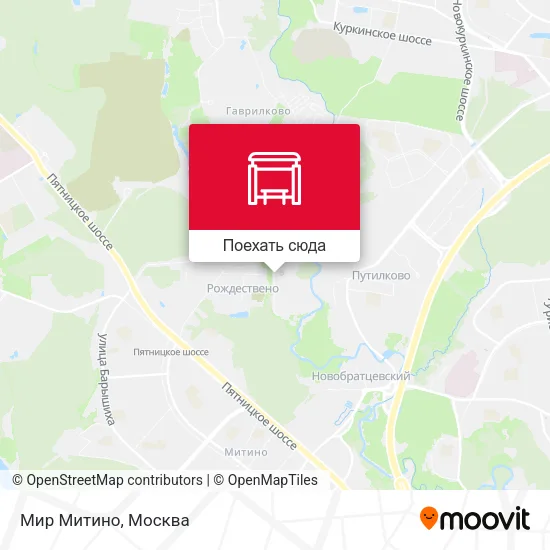 Карта Мир Митино