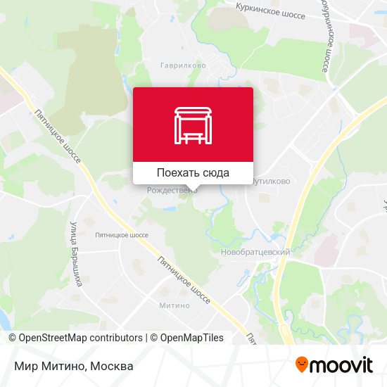 Карта Мир Митино