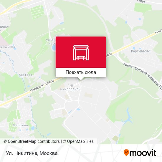 Карта Ул. Никитина