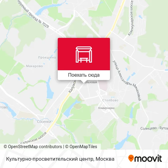 Карта Культурно-просветительский центр