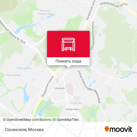 Карта Сосенское