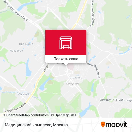 Карта Медицинский комплекс