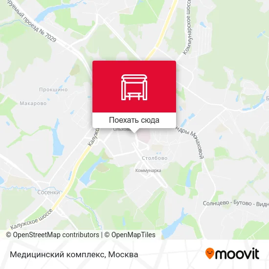Карта Медицинский комплекс