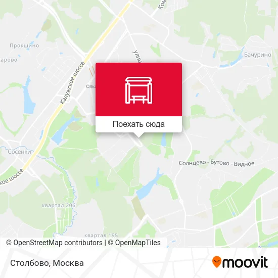 Карта Столбово