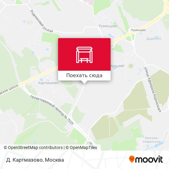 Карта Д. Картмазово
