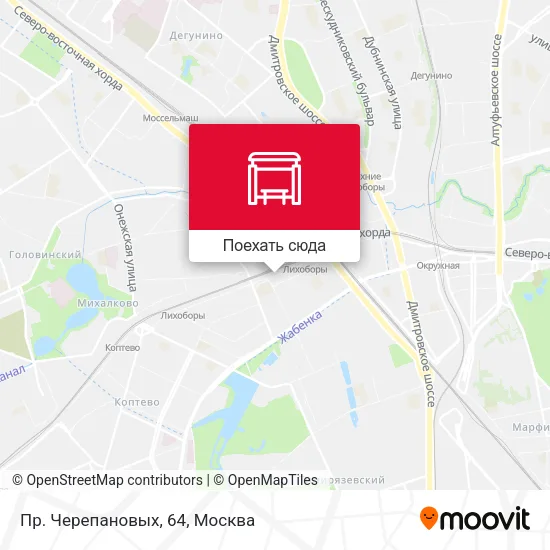 Карта Пр. Черепановых, 64