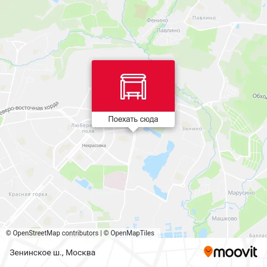 Карта Зенинское ш.