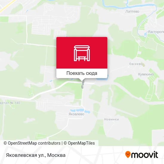 Карта Яковлевская ул.