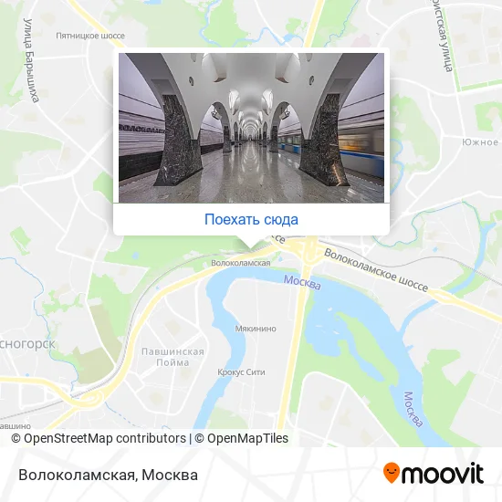 Карта Волоколамская