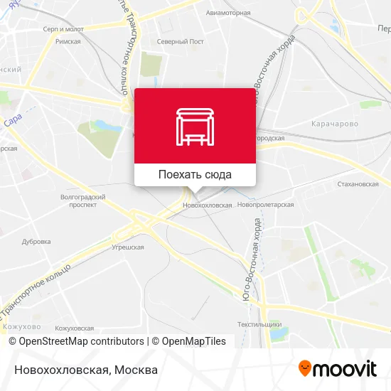 Карта Новохохловская
