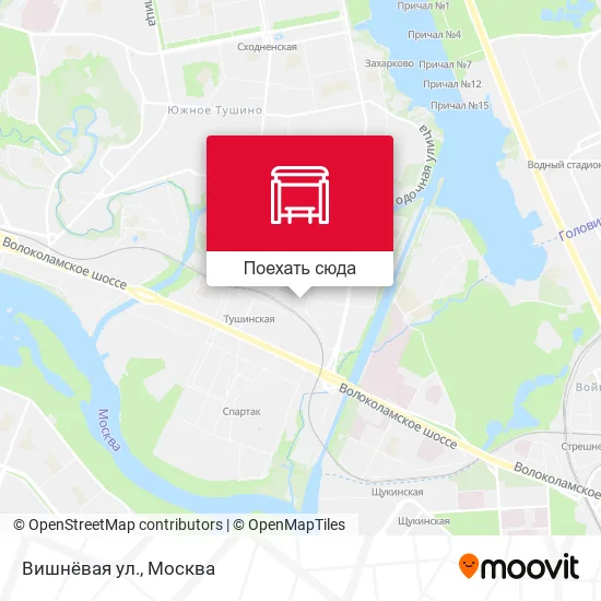 Карта Вишнёвая ул.
