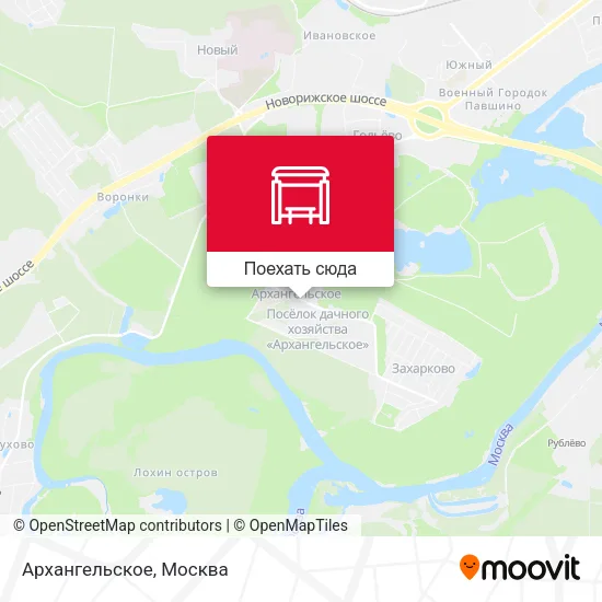 Карта Архангельское