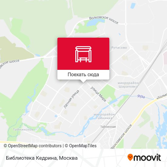 Карта Библиотека Кедрина