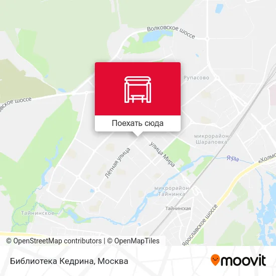 Карта Библиотека Кедрина