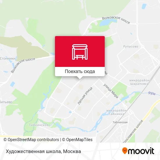 Карта Художественная школа