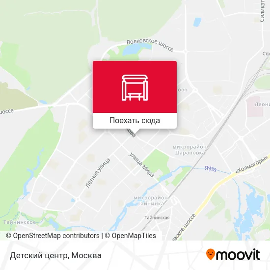 Карта Детский центр