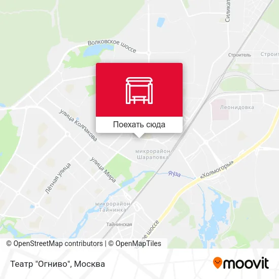 Карта Театр "Огниво"