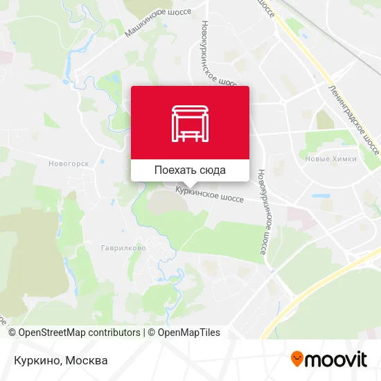 Карта Куркино