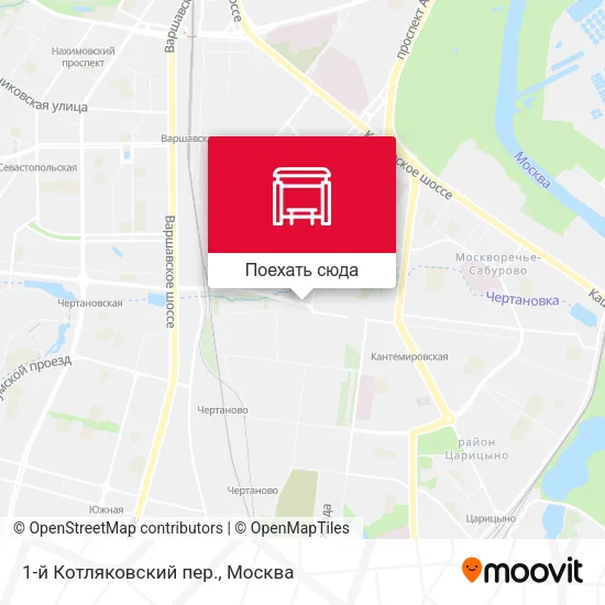 Карта 1-й Котляковский пер.