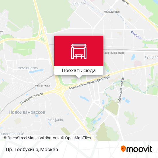 Карта Пр. Толбухина