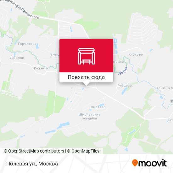 Карта Полевая ул.