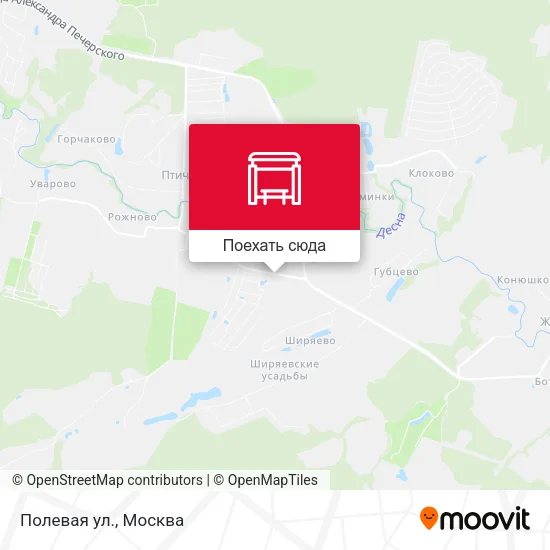 Карта Полевая ул.