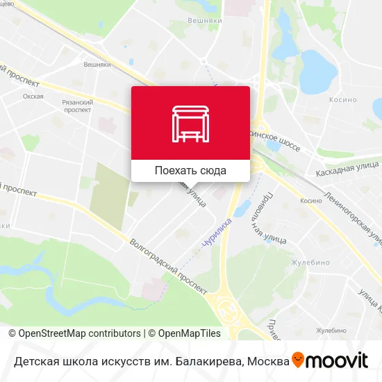 Карта Детская школа искусств им. Балакирева
