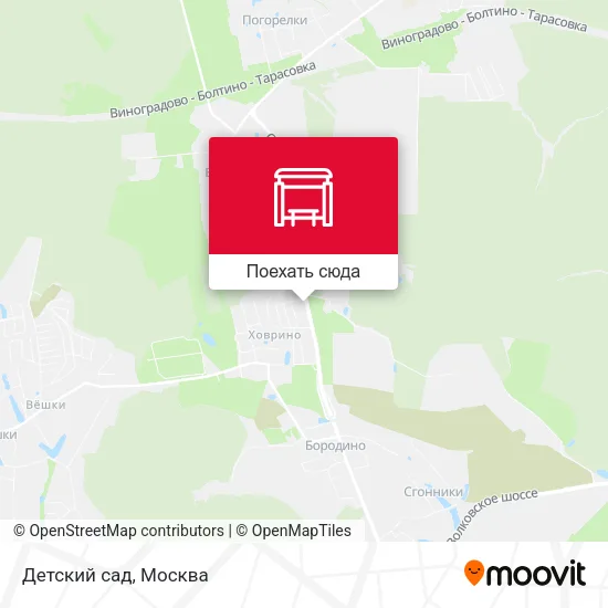 Карта Детский сад