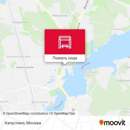 Карта Капустино