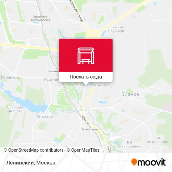 Карта Ленинский